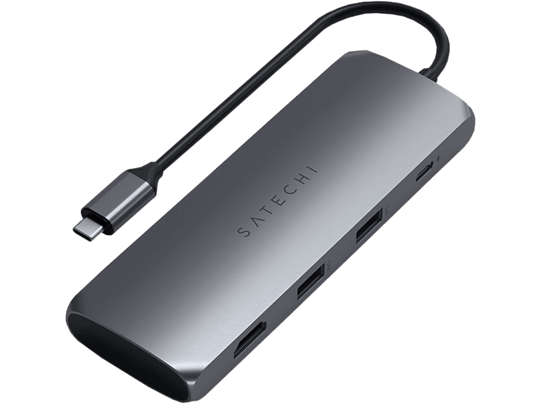 Multiport Satechi Grau Aluminium - Farbe: graphit - Multiport
