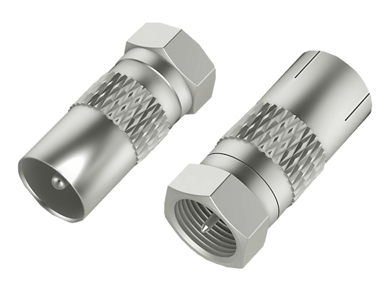HAMA 00205315 - SAT-Adapter (Silber)