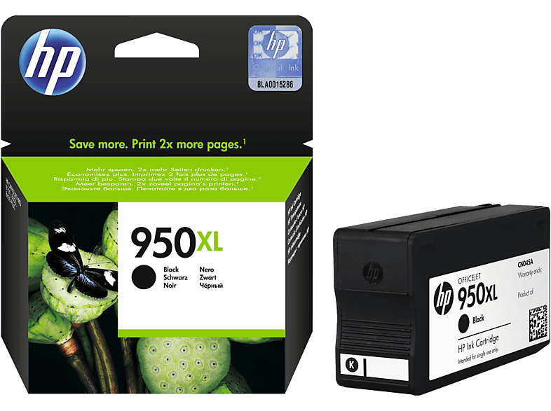 HP Tintenpatrone 950XL schwarz CN045AE OfficeJet Pro 8100 2300 S.