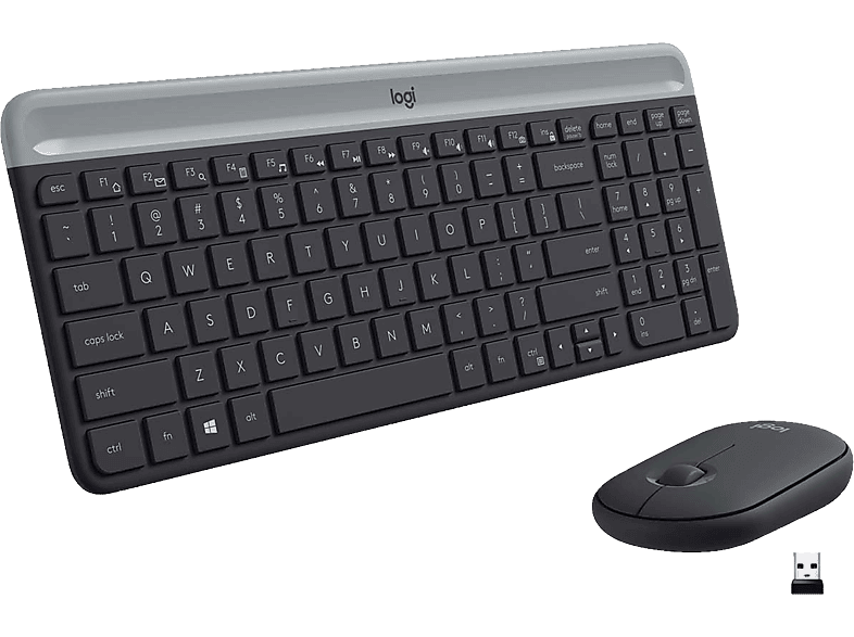 Logitech - MK470 Slim Combo