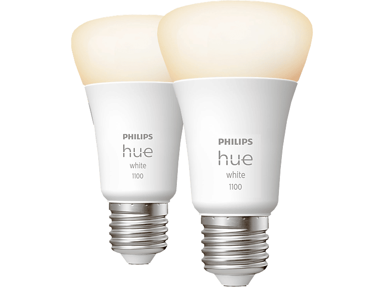 Philips Hue LED-Leuchtmittel (2er-Set) 871951428919200 EEK: F (A - G) Hue White Doppelpack 2x1050lm 75W E27 19 W