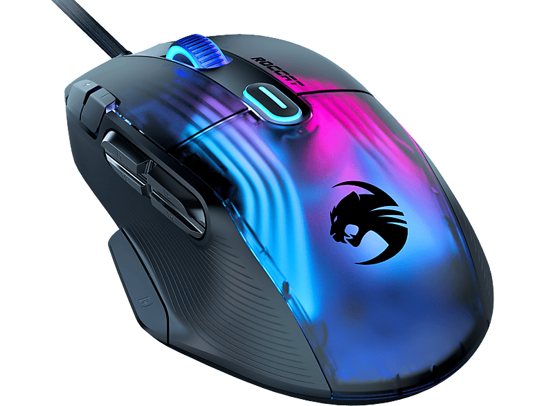 ROCCAT Kone XP - Gaming Maus, Kabelgebunden, Optisch mit Leuchtdioden, 19000 dpi, Ash Black
