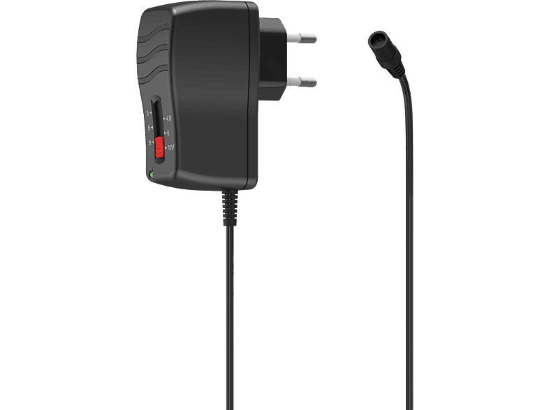hama 00223614 Schaltnetzteil universal, einstellbar, 1000mA, 12W, max. 12V, 8 Adapter