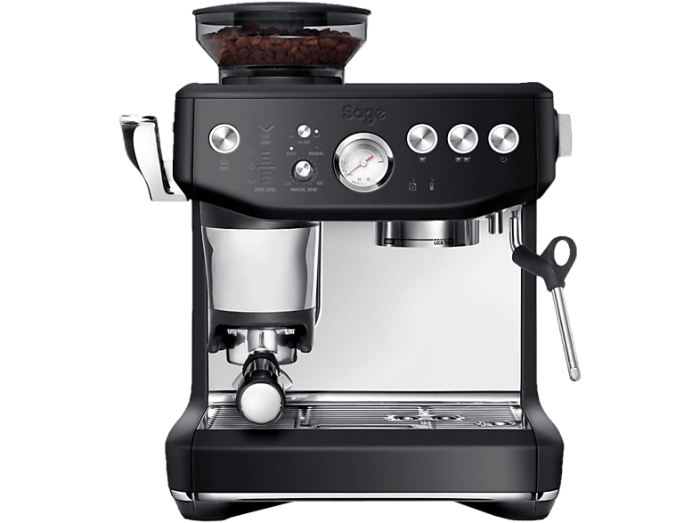 Sage The Barista Express Impress Black Truffel Espressomaschine – Siebträgermaschine/Espressomaschine – schwarz