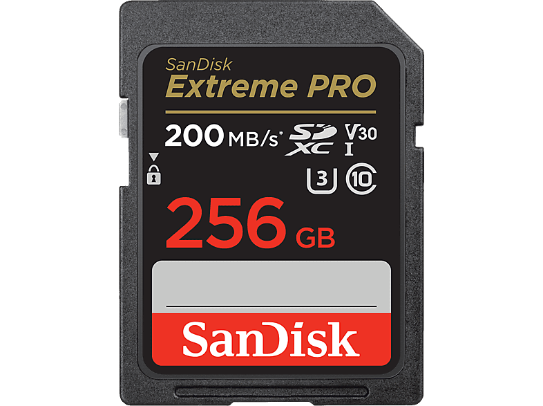 Sandisk, SD Speicherkarten, SanDisk Extreme Pro 200MB/s SDXC 256GB, Produkte & Wohnen