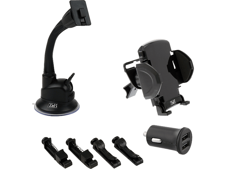 TNB PHONEPACK - 3 in 1 Halterungs-Set (Schwarz)