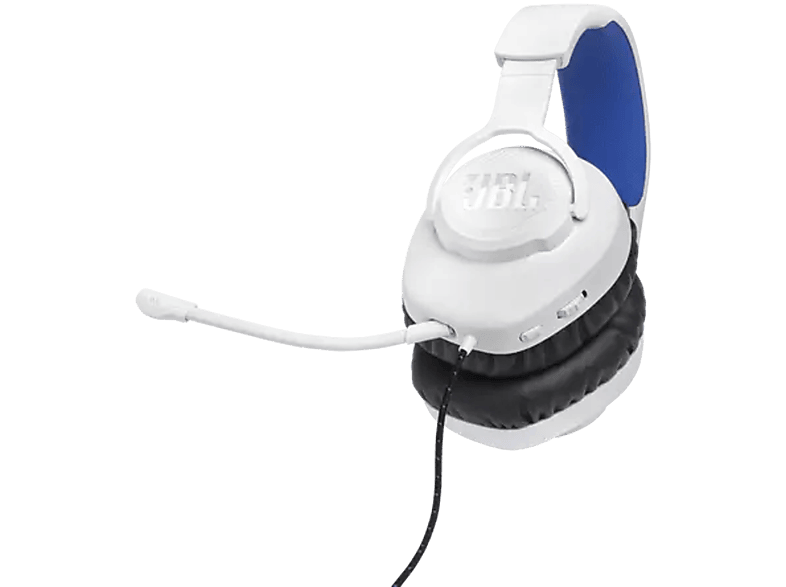 JBL PS5 Qauntum 100 - Kopfhörer, Weiss/Blau