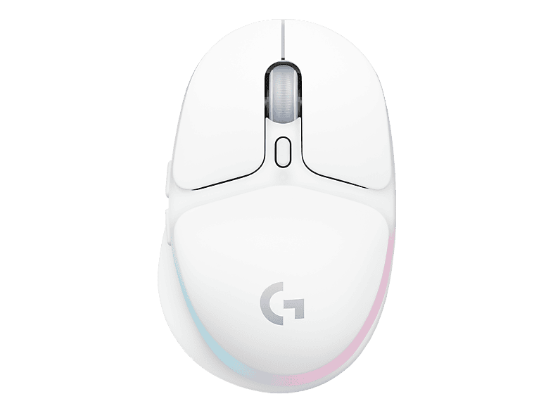 LOGITECH G705 - Gaming Maus, Kabellos, Optisch mit Leuchtdioden, 8200 dpi, White Mist