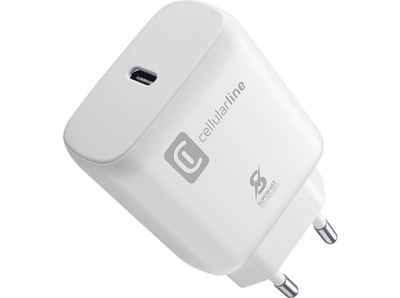 CELLULAR LINE Super Fast Charger - Ladegerät (Weiss)