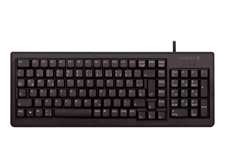 CHERRY G84-5200 USB-Tastatur Schweiz, QWERTZ, Windows® Schwarz