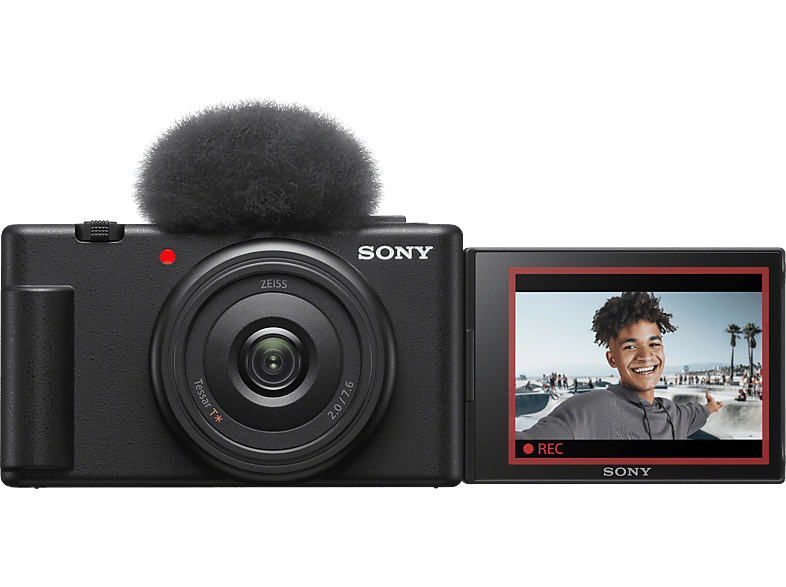 Sony -  ZV-1F, Schwarz