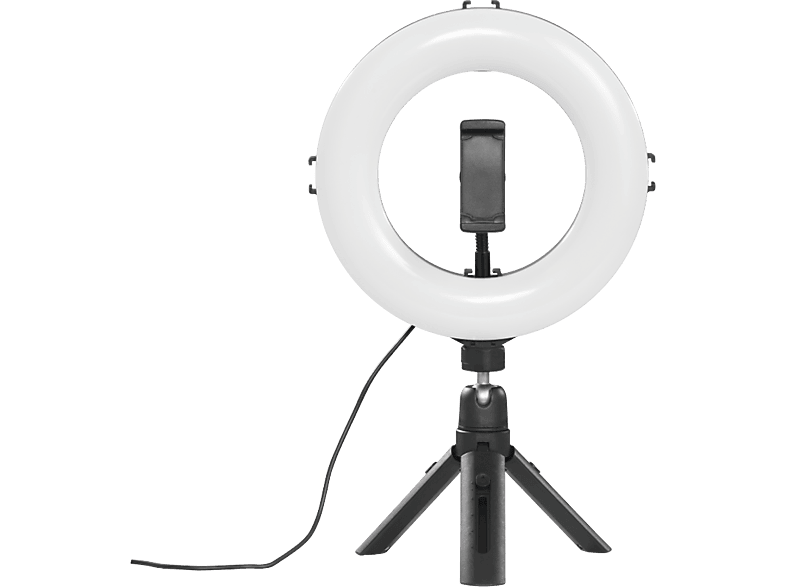 hama 00004657 LED-Ringleuchte SpotLight Smart 80 II, Set für Smartphone