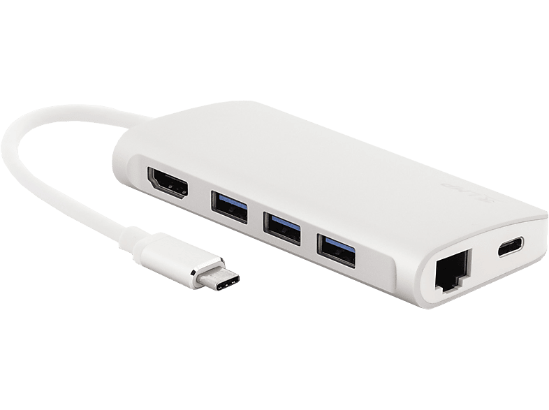 LMP USB-C mini Dock - Dockingstation (Silber)
