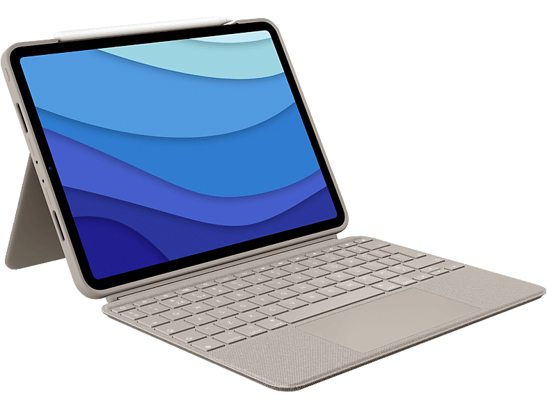 LOGITECH Combo Touch (CH) - Tastatur-Case (Sand)