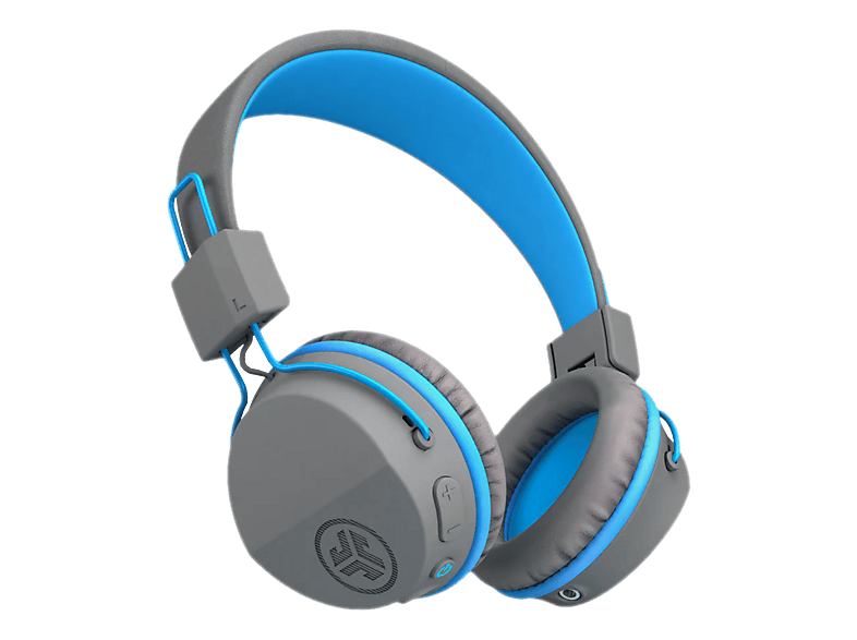 JLAB AUDIO JBuddies Studio - Headset (On-ear, Grau/Blau)