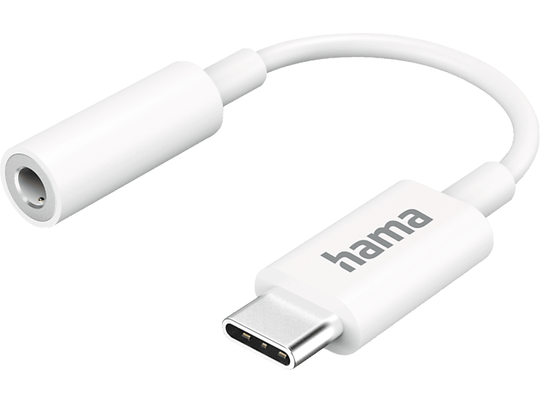 HAMA 00201524 - Aux-Adapter (Weiss)