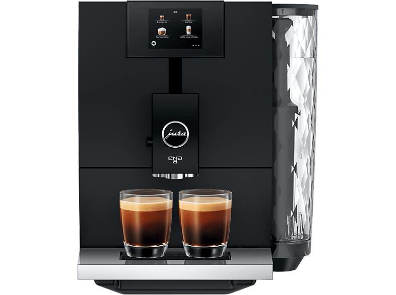 JURA ENA 8 Full Metropolitan Black (SC) Kaffeevollautomat – JURA Kaffeevollautomaten Haushalt – schwarz