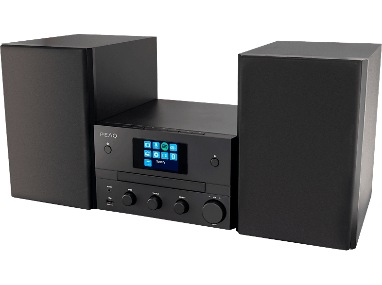 PEAQ PMS 400 - Micro Hifi-System (Schwarz)