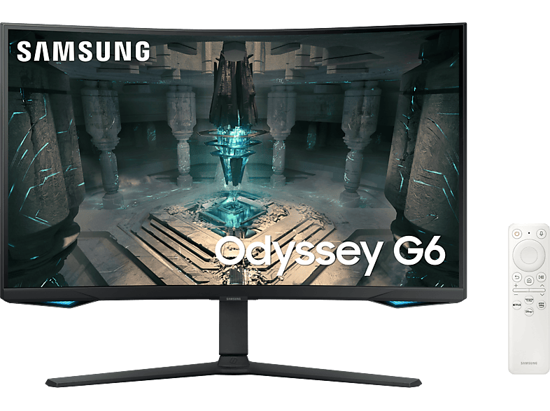Samsung Odyssey G6 S32BG650EU LED-Monitor EEK F (A - G) 81.3 cm (32 Zoll) 2560 x 1440 Pixel 16:9 1 ms HDMI®,