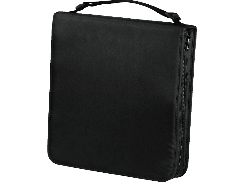 HAMA CD Wallet Nylon 160 - Tasche für CDs/DVDs (Schwarz)