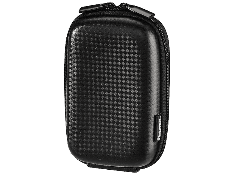 hama 00023139 Kameratasche Hardcase Carbon Style, 6,5 x 3 x 10,5 cm innen, Schwarz