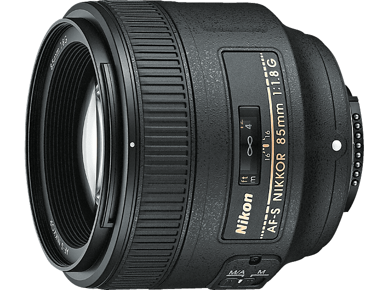 NIKON AF-S NIKKOR 85mm f/1.8G 85 mm - F/1.8 (Festbrennweite für Nikon FX-Mount, Schwarz)