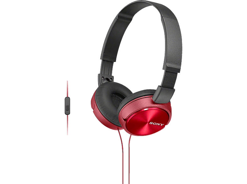 SONY MDR-ZX310APR - Kopfhörer (On-ear, Rot)