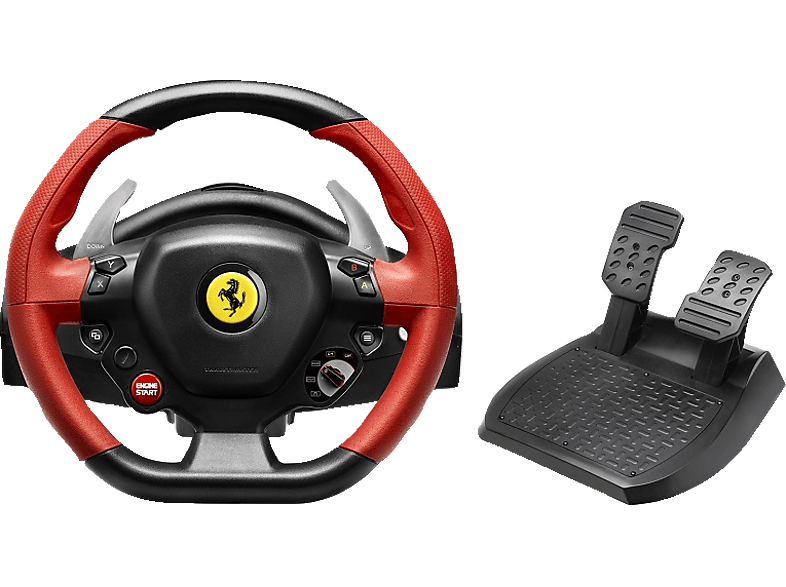 Thrustmaster Ferrari 458 Spider Racing Wheel Gaming Rennlenkrad – PC Gaming Controller – schwarz