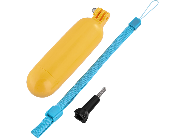 hama 00004407 Schwimmgriff für GoPro, Gelb