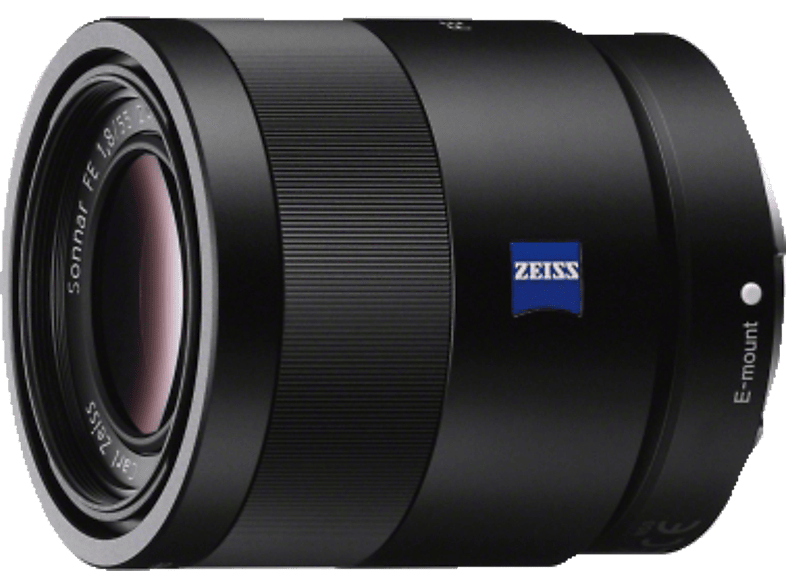 Sony - Sonnar T* FE 55 mm f/1.8 Zeiss Hybridobjektiv schwarz, Multicolor, 50mm