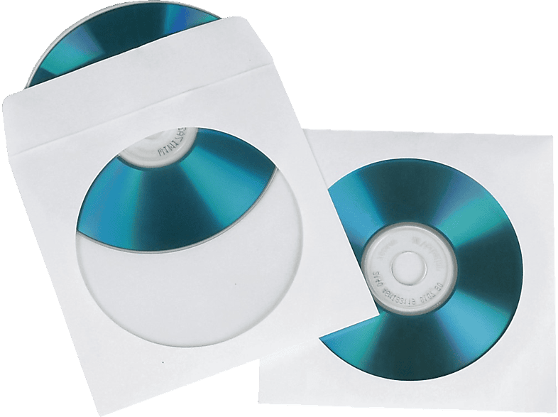 HAMA 51174 CD/DVD PAPER SLEEVES WHITE - Schutzhülle (Weiss)