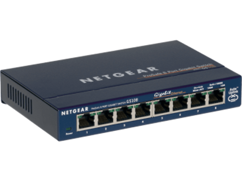 Netgear -  Switch GS108 8 Port