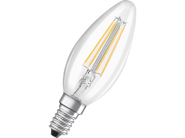 OSRAM HOMELIGHTING 4058075819313 LED EEK E (A - G) E14 Kerzenform 4 W = 40 W Warmweiß (Ø x L) 35.0 mm x 100.0 mm 3 St.