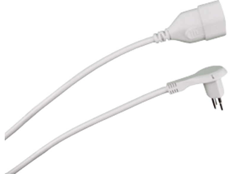 SCHOENENBERGER Verl&auml;ngerungskabel 2m 82.500.2WS FLAT 3-Polig weiss