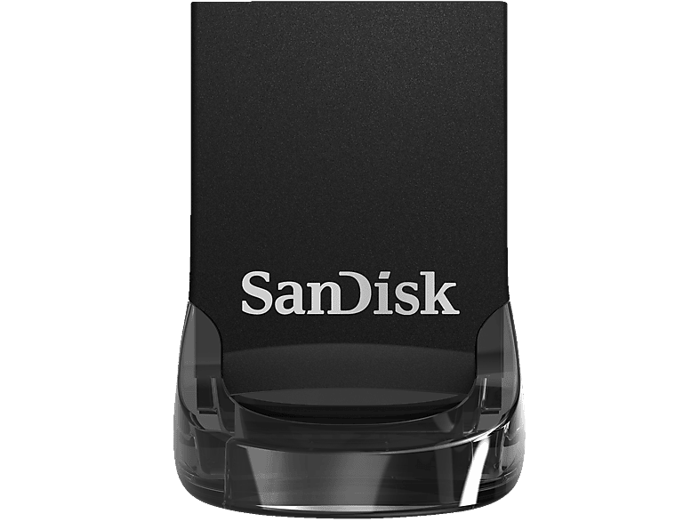 SANDISK ULTRA USB3 FIT 16GB - USB 3.1 Flash-Laufwerk (16 GB, Schwarz)