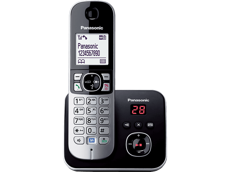 Panasonic, DECT Telefone, Panasonic KX-TG6821SLB m. Anrufbeantwort, Produkte & Wohnen