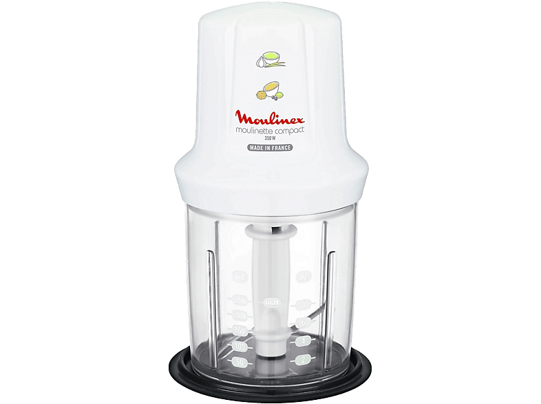 Moulinex Moulinette Compact M2 DJ3051 Minihacker – Gemüseschneider/Zerkleinerer – weiss