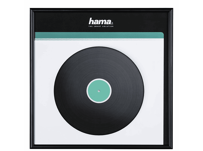 HAMA 181445 LP COVER FRAME ALU BLACK - LP-Cover-Rahmen (Schwarz)