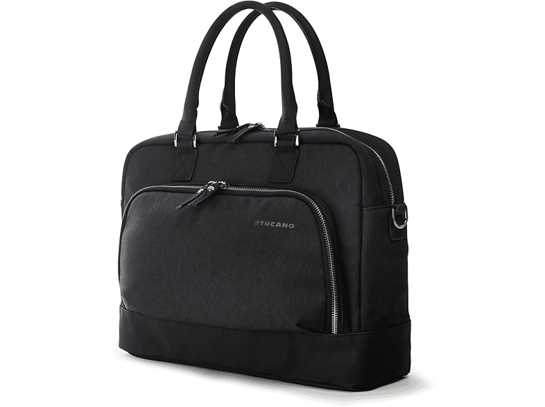 TUCANO Laptop-Tasche Nota Schwarz Stoff - Laptop-Tasche