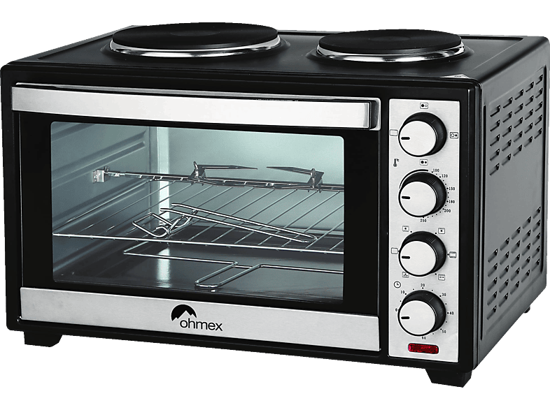 Ohmex Ovn-4888Hp - Backofen (Schwarz/Silber)