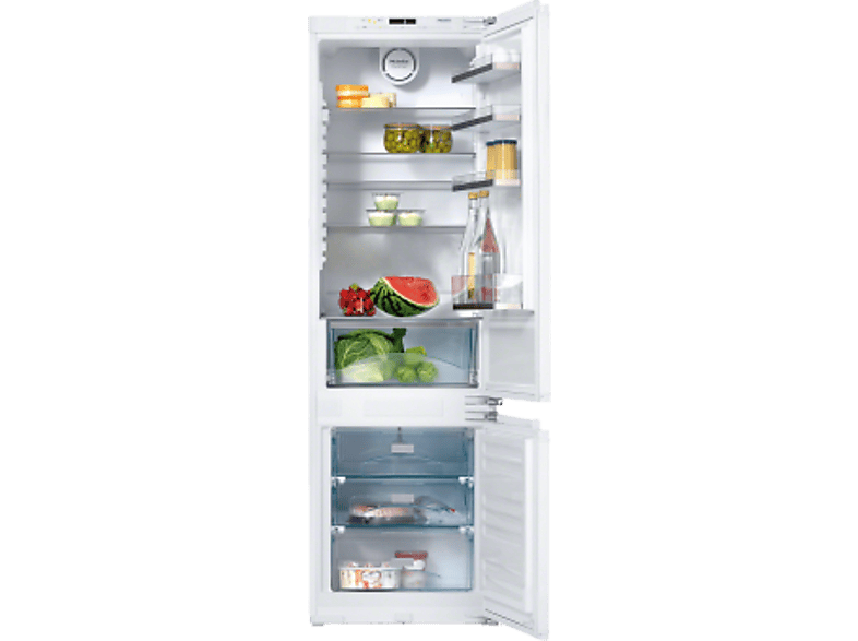 Miele KF 37532-55 iD integriert, rechts Kühlschrank mit Gefrierfach vollintegriert – Einbaukühlschrank mit Gefrierfach 55 cm vollintegriert