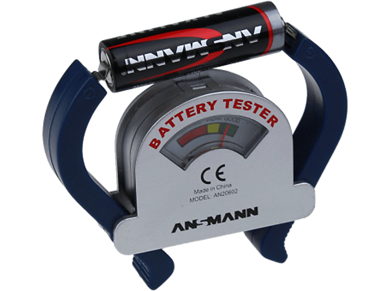 Ansmann Batterietester Check-It Messbereich (Batterietester) 1,2 V, 1,5 V, 3 V, 9 V Akku, Batterie 4000001-510