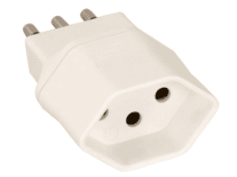 SCHOENENBERGER 4.801 ÜBERGANGSSTECKER I-CH - Reiseadapter (Weiss)