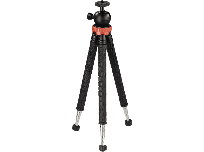 hama 00004620 Stativ Traveller Pro für Smartphone, GoPro, Fotokameras, 105 - Ball