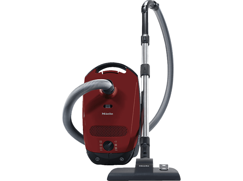 MIELE Classic C1 easy red PowerLine - Staubsauger (Rot, mit Beutel)