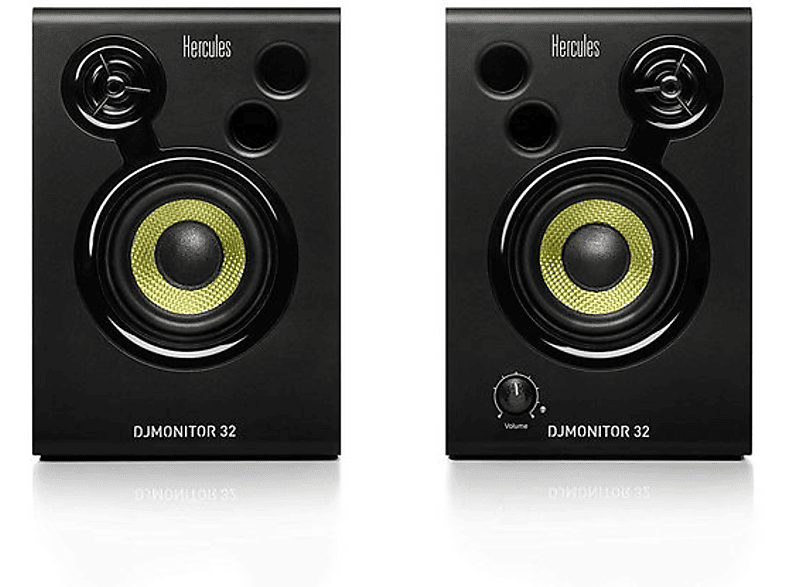 Hercules DJMonitor 32 Aktiver Monitor-Lautsprecher 7.6 cm 3 Zoll 30 W 1 Paar