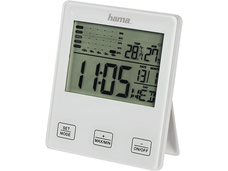 HAMA TH-10 - Wetterstation (Weiss)