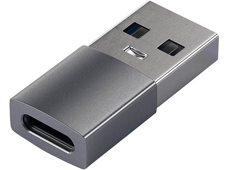 Satechi USB 3.1 Gen 1 (USB3.0) Adapter [1x USB-C® Stecker - 1x USB-A, USB 3.1 Gen 1] ST-TAUCM 0 m