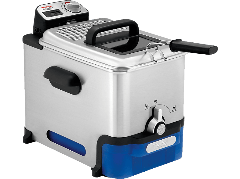 Tefal Oleoclean Pro Inox & Design FR8040 Fritteuse mit Kaltzone – Airfryer - Friteuse