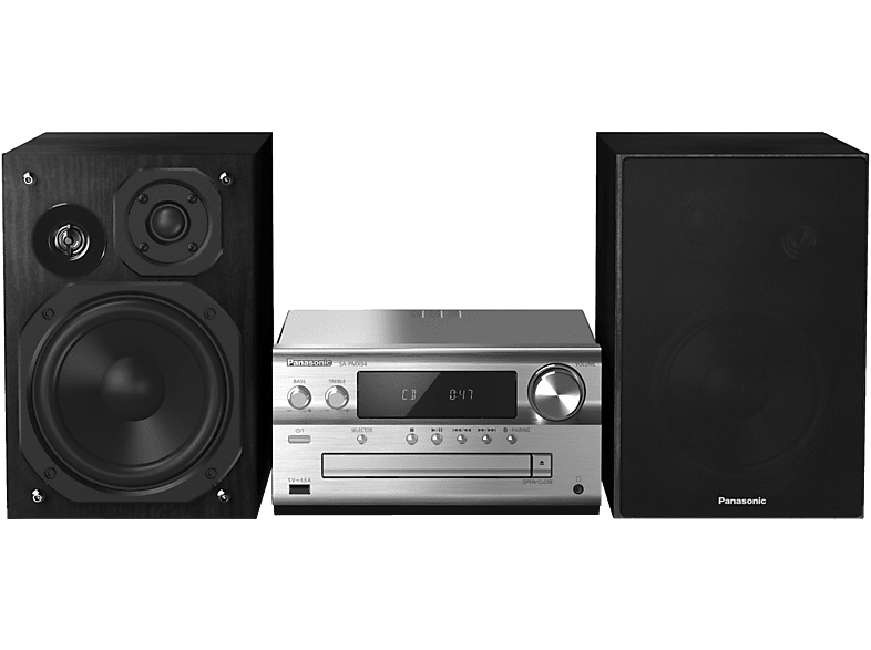 Panasonic, Stereoanlage, Panasonic Hifi DAB+ 2x60 PMX94 Silver, Produkte & Wohnen